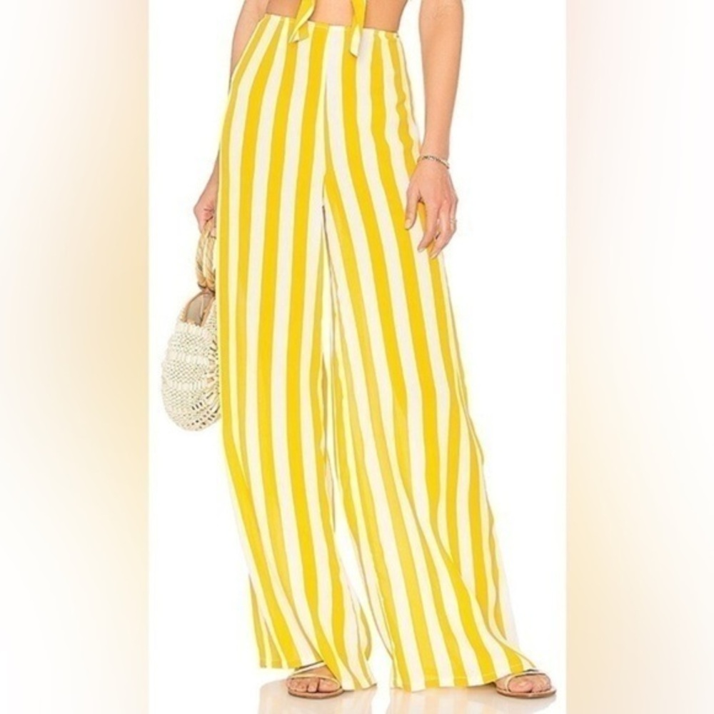 BEACH RIOT x REVOLVE Celeste Pant in Yellow Stripe